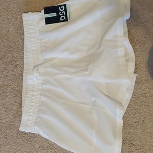 Dsg white running shorts in women's small